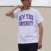 画像9: 【RE PRICE / 価格改定】NEW YORK UNIVERSITY"NEW YORK UNIVERSITY"C/N S/S 6.6oz オールドプリントT / Audience