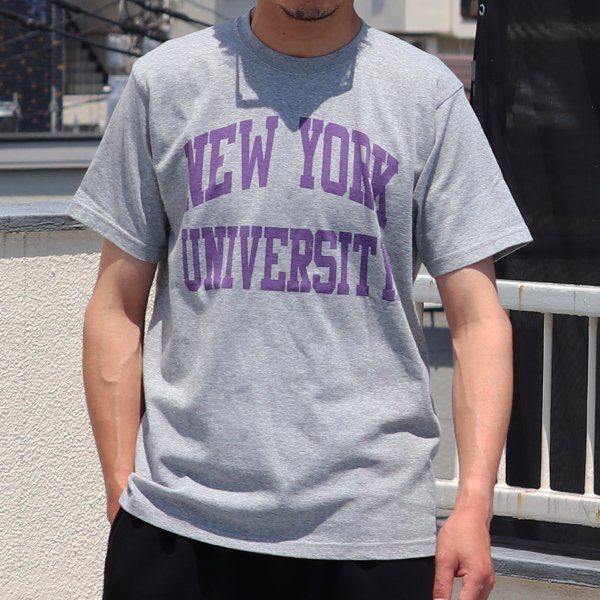 画像7: 【RE PRICE / 価格改定】NEW YORK UNIVERSITY"NEW YORK UNIVERSITY"C/N S/S 6.6oz オールドプリントT / Audience