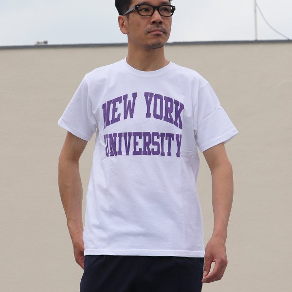 画像13: 【RE PRICE / 価格改定】NEW YORK UNIVERSITY"NEW YORK UNIVERSITY"C/N S/S 6.6oz オールドプリントT / Audience