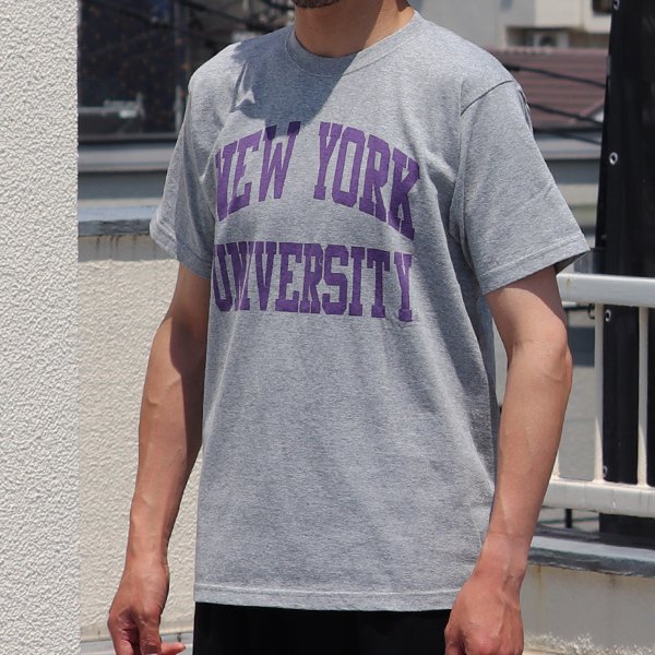 画像8: 【RE PRICE / 価格改定】NEW YORK UNIVERSITY"NEW YORK UNIVERSITY"C/N S/S 6.6oz オールドプリントT / Audience