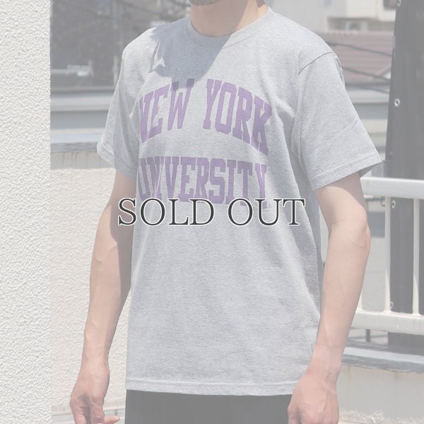 画像8: 【RE PRICE / 価格改定】NEW YORK UNIVERSITY"NEW YORK UNIVERSITY"C/N S/S 6.6oz オールドプリントT / Audience
