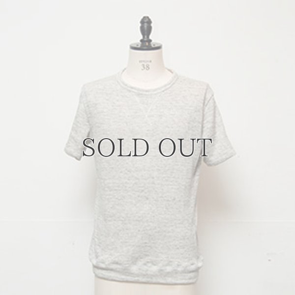 画像13: リネン裏毛ガゼットクルーネック半袖スウェット【MADE IN JAPAN】『日本製』/ Upscape Audience