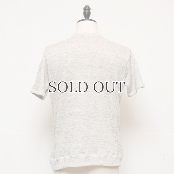 画像16: リネン裏毛ガゼットクルーネック半袖スウェット【MADE IN JAPAN】『日本製』/ Upscape Audience