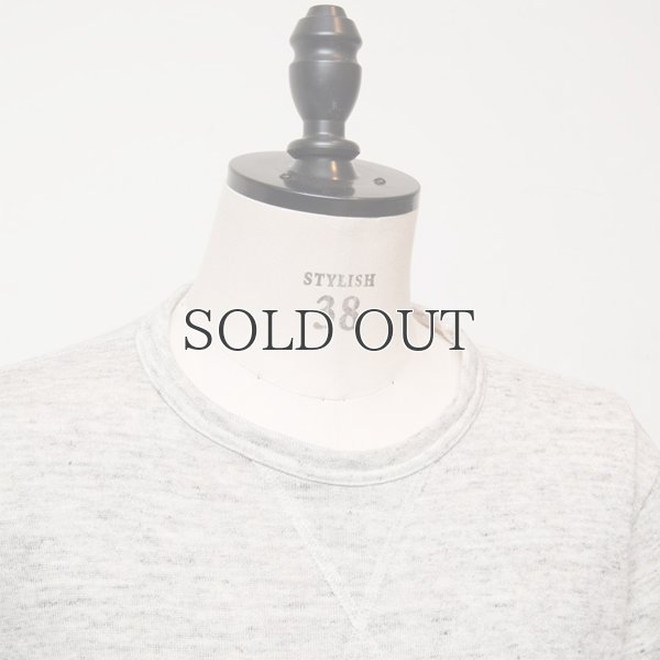 画像18: リネン裏毛ガゼットクルーネック半袖スウェット【MADE IN JAPAN】『日本製』/ Upscape Audience