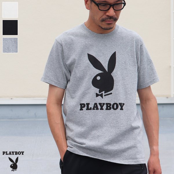 画像1: 【RE PRICE / 価格改定】PLAYBOY ラビッドヘッドオールドプリント半袖Tシャツ / Audience