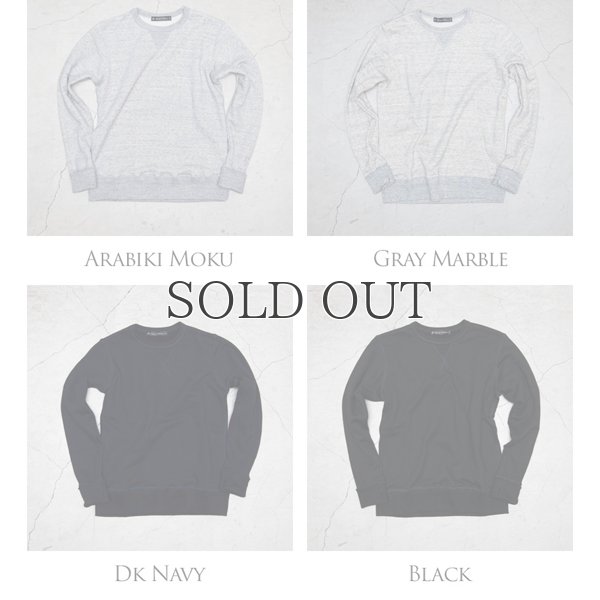 画像15: 度詰裏毛ガゼットプロテクトボッシュクルーネック長袖スウェット【MADE IN JAPAN】『日本製』/ Upscape Audience