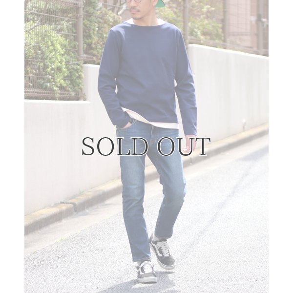 画像6: 【RE PRICE / 価格改定】Basque 10オンス ( バスク天竺 ) ボートネックレイヤードカットソー【MADE IN JAPAN】『日本製』 / Upscape Audience