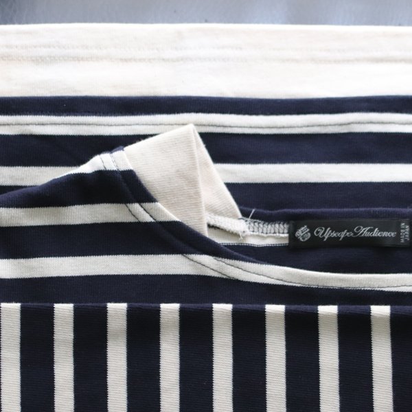 画像5: Basque 10オンス ( バスク天竺 ) ボートネックレイヤードカットソー【MADE IN JAPAN】『日本製』 / Upscape Audience