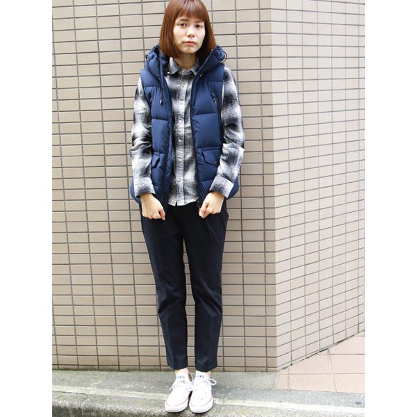 画像6: 【RE PRICE / 価格改定】コットンフランネルチェック ワイドスプレッドボタンダウン長袖シャツ［Lady's］【MADE IN JAPAN】『日本製』 / Upscape Audience