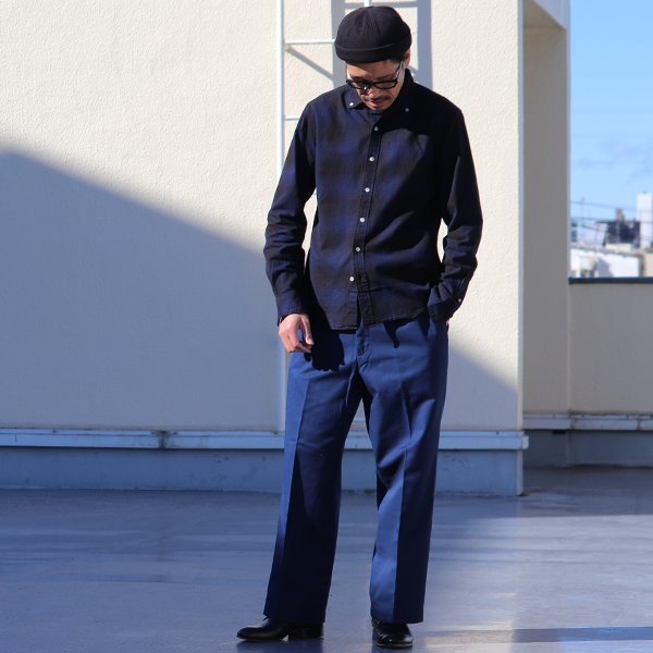 画像10: 【RE PRICE / 価格改定】コットンフランネルチェック ワイドスプレッドボタンダウン長袖シャツ【MADE IN JAPAN】『日本製』 / Upscape Audience