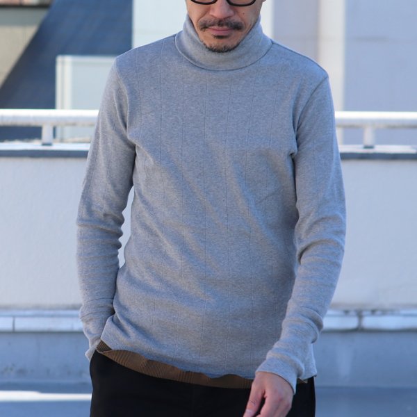 画像4: 【RE PRICE/価格改定】ファインクォーターチェックプロテクトボッシュタートルネックカットソー【MADE IN JAPAN】『日本製』/ Upscape Audience