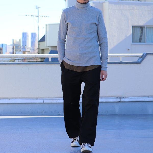 画像7: 【RE PRICE/価格改定】ファインクォーターチェックプロテクトボッシュタートルネックカットソー【MADE IN JAPAN】『日本製』/ Upscape Audience