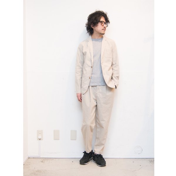 画像8: 【RE PRICE / 価格改定】セーターライク天竺ドロップショルダーポケット付き長袖カットソー【MADE IN JAPAN】『日本製』/ Upscape Audience