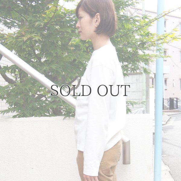 画像3: セーターライク天竺ドロップショルダーポケット付き長袖カットソー[ Lady's ]【MADE IN JAPAN】『日本製』/ Upscape Audience