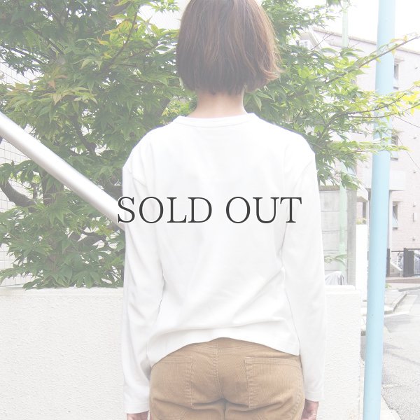 画像4: セーターライク天竺ドロップショルダーポケット付き長袖カットソー[ Lady's ]【MADE IN JAPAN】『日本製』/ Upscape Audience