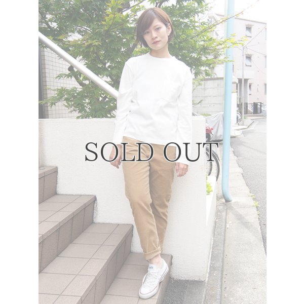 画像10: セーターライク天竺ドロップショルダーポケット付き長袖カットソー[ Lady's ]【MADE IN JAPAN】『日本製』/ Upscape Audience