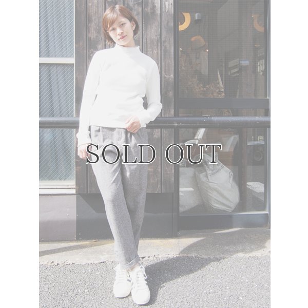 画像14: BIGワッフルモックネック長袖ニットソー [Lady's]【MADE IN JAPAN】『日本製』/ Upscape Audience