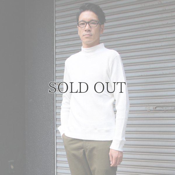 画像7: BIGワッフルモックネック長袖ニットソー【MADE IN JAPAN】『日本製』/ Upscape Audience