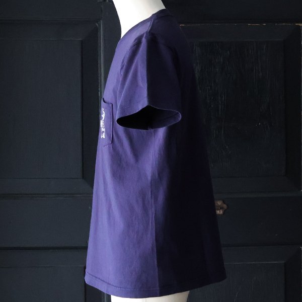 画像4: 【RE PRICE / 価格改定】University of North Carolina at Chapel Hill "Rameses" 7.1oz米綿丸胴オールドプリントクルーネックポケットT / Audience