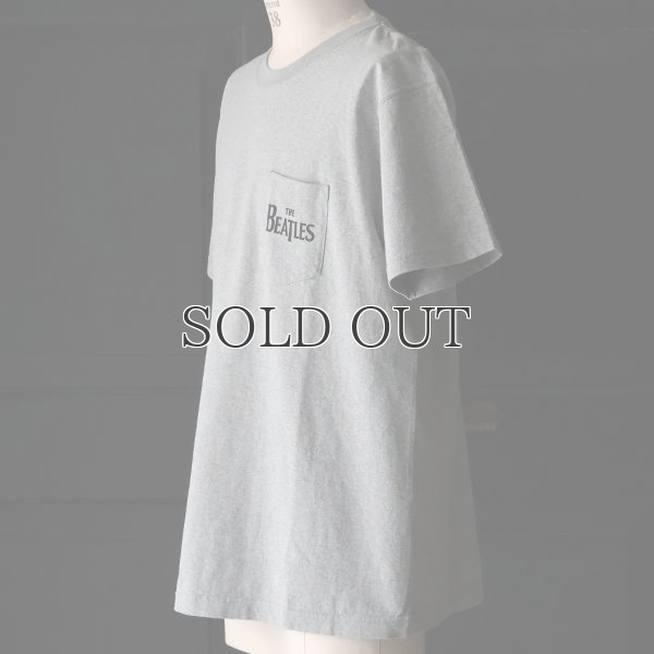 画像3: BEATLES "THE BEATLES" 7.1oz米綿丸胴オールドプリントクルーネックポケットT / Audience