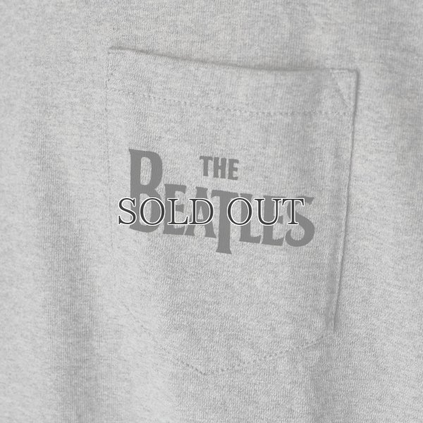画像6: BEATLES "THE BEATLES" 7.1oz米綿丸胴オールドプリントクルーネックポケットT / Audience