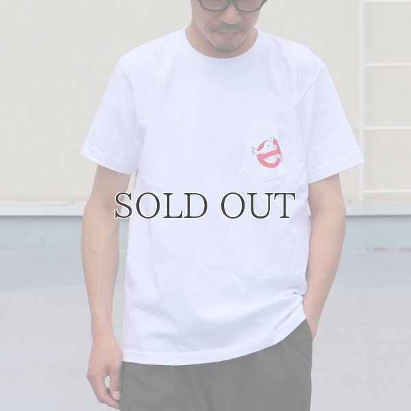 画像3: Ghost Busters "Michael C. Gross Logo-I" 7.1oz米綿丸胴オールドプリントクルーネックポケットT / Audience