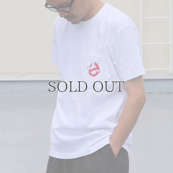 画像4: Ghost Busters "Michael C. Gross Logo-I" 7.1oz米綿丸胴オールドプリントクルーネックポケットT / Audience