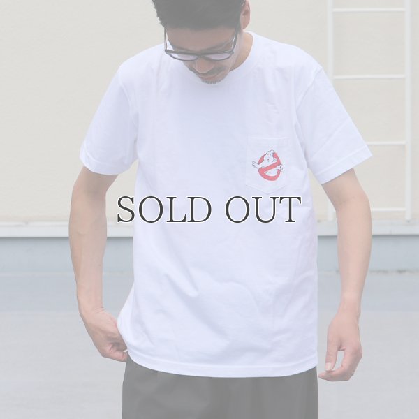 画像5: Ghost Busters "Michael C. Gross Logo-I" 7.1oz米綿丸胴オールドプリントクルーネックポケットT / Audience