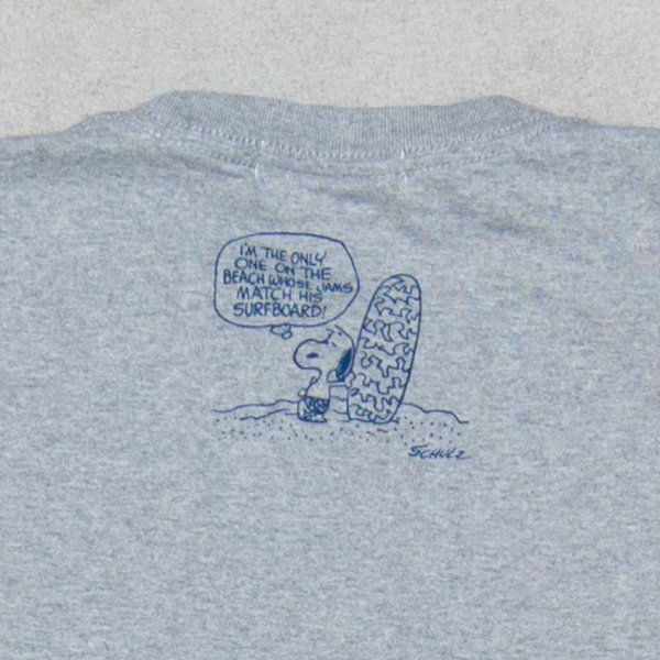 画像9: 【RE PRICE / 価格改定】Old Snoopy "Schulz-Surf" 7.1oz米綿丸胴オールドプリントクルーネックポケットT / Audience