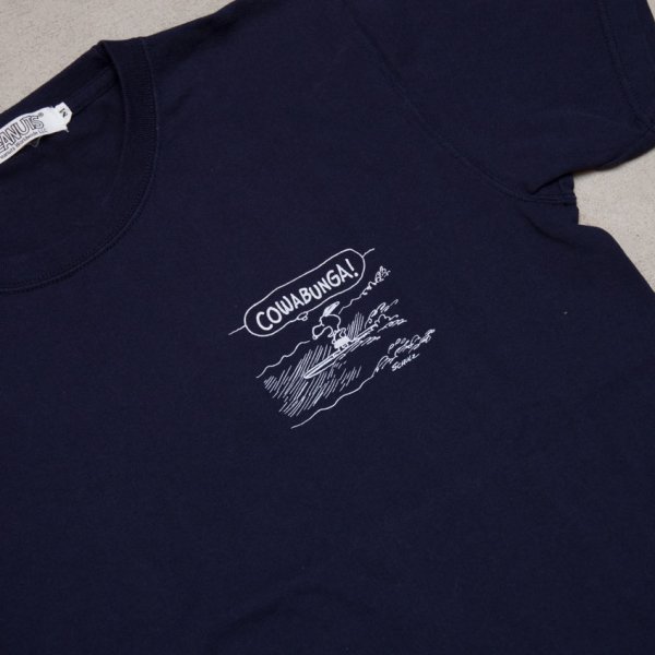 画像14: 【RE PRICE / 価格改定】Old Snoopy "Schulz-COWABUNGA!" 7.1oz米綿丸胴オールドプリントクルーネックT / Audience