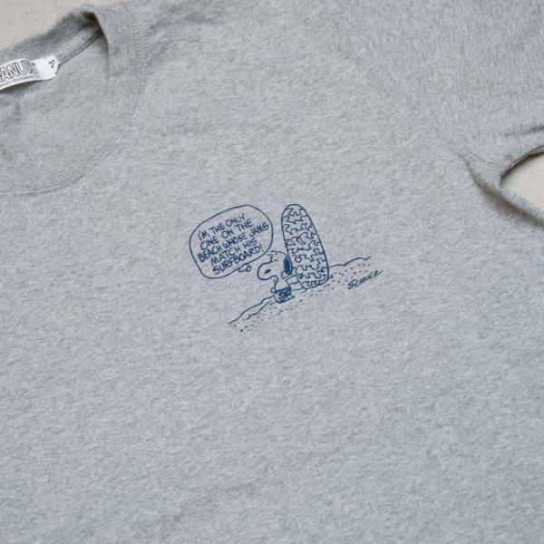 画像13: 【RE PRICE / 価格改定】Old Snoopy "Schulz-Beach" 7.1oz米綿丸胴オールドプリントクルーネックT / Audience