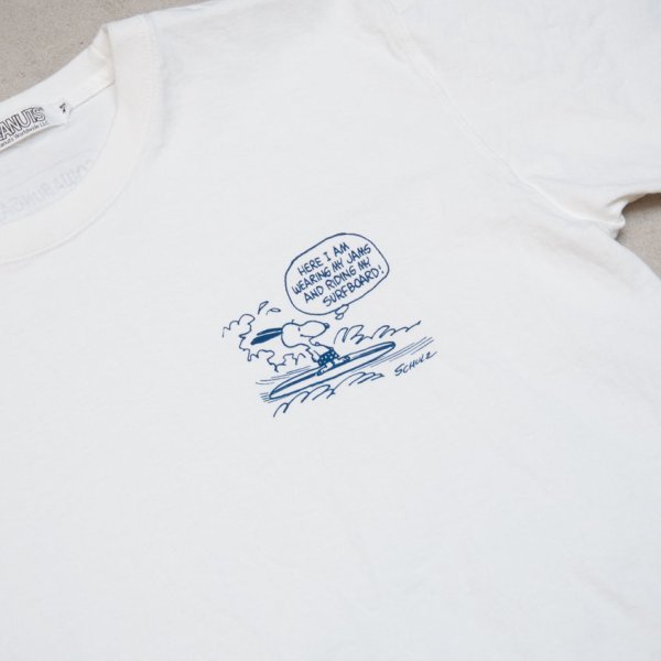 画像15: 【RE PRICE / 価格改定】Old Snoopy "Schulz-Riding" 7.1oz米綿丸胴オールドプリントクルーネックT / Audience