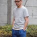 画像3: 【RE PRICE/価格改定】Basque 10オンス ( バスク天竺 )無地＆ボーダーボートネックレイヤード半袖カットソー【MADE IN JAPAN】『日本製』/ Upscape Audience