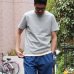 画像8: 【RE PRICE/価格改定】Basque 10オンス ( バスク天竺 )無地＆ボーダーボートネックレイヤード半袖カットソー【MADE IN JAPAN】『日本製』/ Upscape Audience