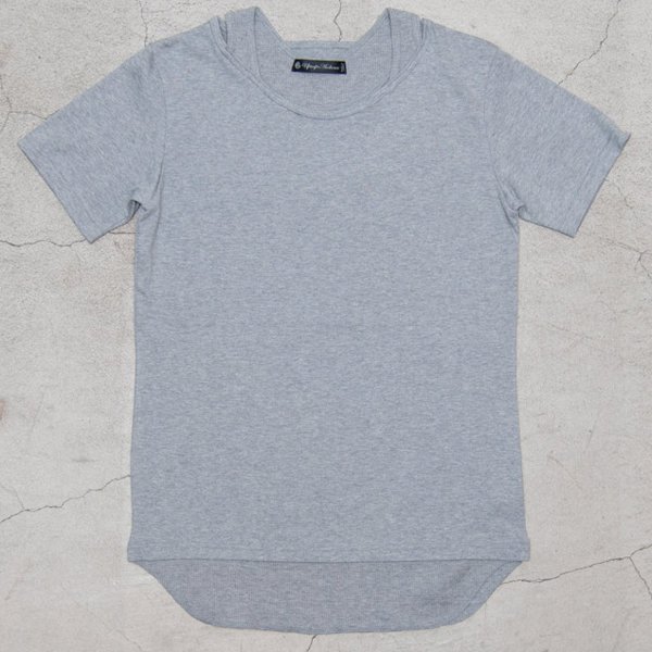 画像11: 【RE PRICE / 価格改定】コーマ天竺×度詰ワッフルレイヤード半袖カットソー【MADE IN JAPAN】『日本製』/ Upscape Audience