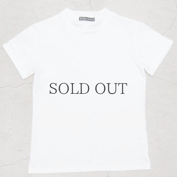 画像4: コーマ天竺モックネックロールアップ半袖カットソー【MADE IN JAPAN】『日本製』/ Upscape Audience