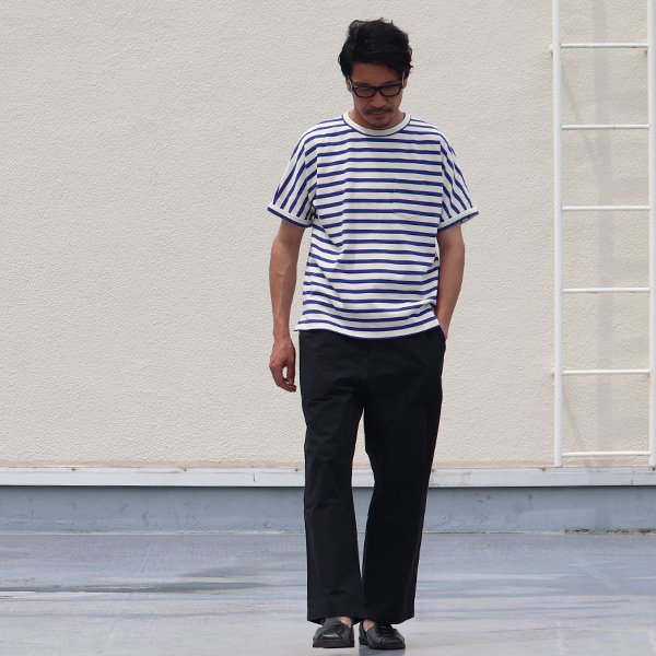 画像6: 【RE PRICE/価格改定】Basque 10オンス ( バスク天竺 )無地＆ボーダービッグポケT【MADE IN JAPAN】『日本製』/ Upscape Audience