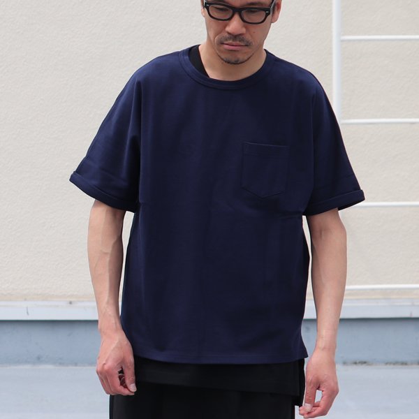 画像3: 【RE PRICE/価格改定】Basque 10オンス ( バスク天竺 )無地＆ボーダービッグポケT【MADE IN JAPAN】『日本製』/ Upscape Audience