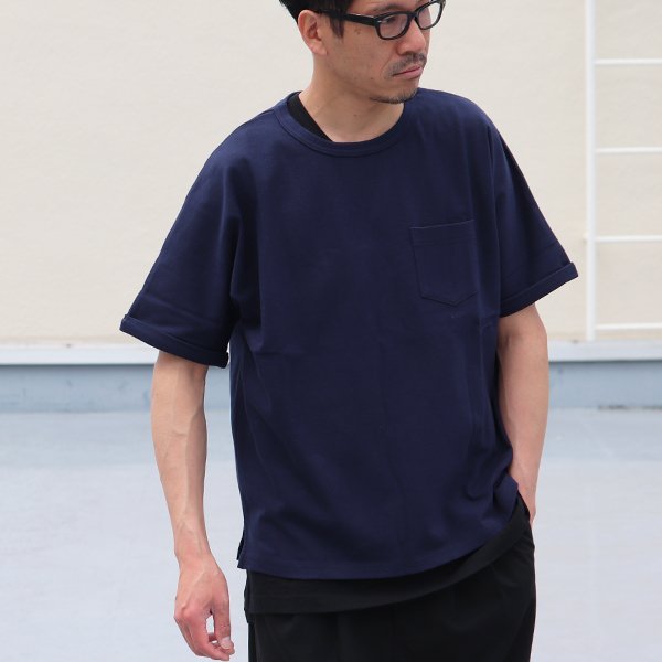 画像5: 【RE PRICE/価格改定】Basque 10オンス ( バスク天竺 )無地＆ボーダービッグポケT【MADE IN JAPAN】『日本製』/ Upscape Audience