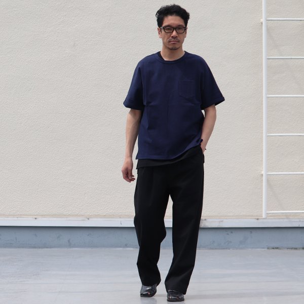 画像8: 【RE PRICE/価格改定】Basque 10オンス ( バスク天竺 )無地＆ボーダービッグポケT【MADE IN JAPAN】『日本製』/ Upscape Audience