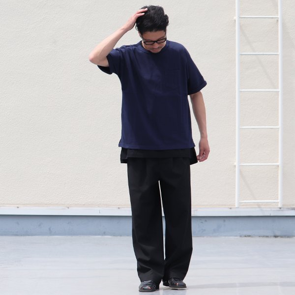 画像9: 【RE PRICE/価格改定】Basque 10オンス ( バスク天竺 )無地＆ボーダービッグポケT【MADE IN JAPAN】『日本製』/ Upscape Audience