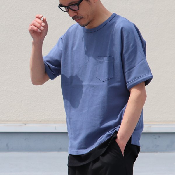 画像4: 【RE PRICE/価格改定】Basque 10オンス ( バスク天竺 )無地&ボーダービッグポケT【MADE IN JAPAN】『日本製』/ Upscape Audience