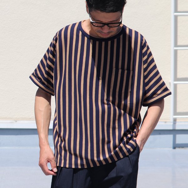 画像9: 【RE PRICE/価格改定】Basque 10オンス ( バスク天竺 )無地&ボーダービッグポケT【MADE IN JAPAN】『日本製』/ Upscape Audience