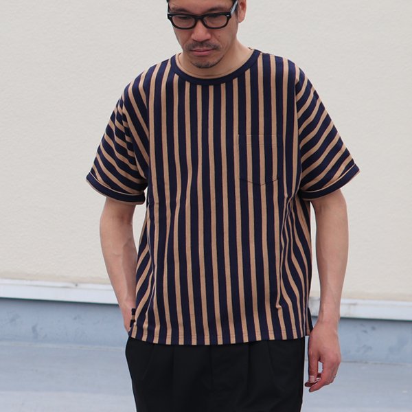 画像13: 【RE PRICE/価格改定】Basque 10オンス ( バスク天竺 )無地&ボーダービッグポケT【MADE IN JAPAN】『日本製』/ Upscape Audience