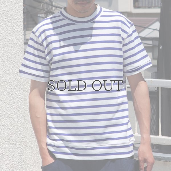 画像3: Basque10オンス(バスク天竺)モックネックS/Sカットソー【MADE IN JAPAN】『日本製』/ Upscape Audience