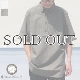 コットンリネンキャンバスボタンダウンプルオーバーシャツ【MADE IN JAPAN】『日本製』/ Upscape Audience