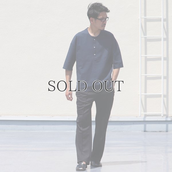 画像6: コットンリネンキャンバスジンベエTOPSシャツ【MADE IN JAPAN】『日本製』/ Upscape Audience