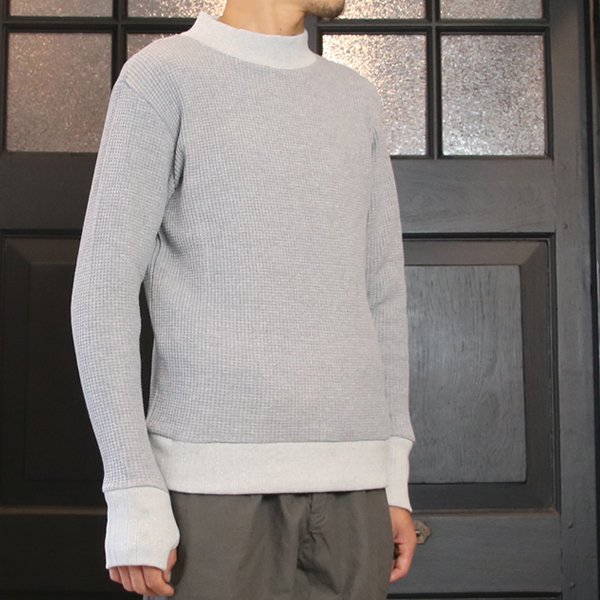 画像19: 【RE PRICE/価格改定】ビッグワッフルモックネック 指ぬきニット【MADE IN JAPAN】『日本製』 / Upscape Audience