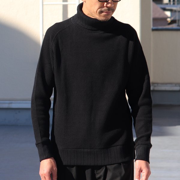 画像6: 【RE PRICE/価格改定】ビッグワッフルサドルショルダータートルネックニットソー【MADE IN JAPAN】『日本製』 / Upscape Audience