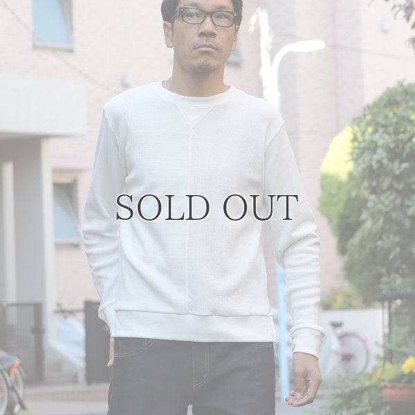 画像8: BOROライク ランダムワッフル ガゼットクルーネックニット【MADE IN JAPAN】『日本製』/ Upscape Audience